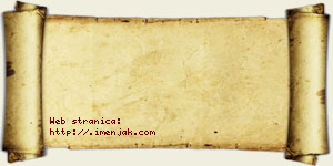 Anita Miljojković vizit kartica